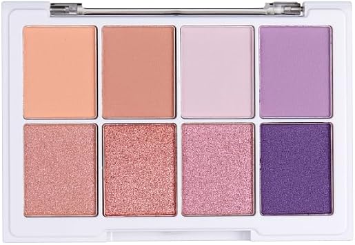 Collection Cosmetics Intensely Pigmented Colour Eye Shadow Palette with 8 Stunning Shades, Matte and Metallic, Malibu Waves
