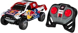 Nikko 10561 Pro Truck Toyota Gazoo Dakar, Remote Controlled RC Car, Offroad Vehicle up to 14 km/h, Full Suspension & USB Quick Charge, Children from 6 Years & Adults, Approx. 33 cm, Red/Blue