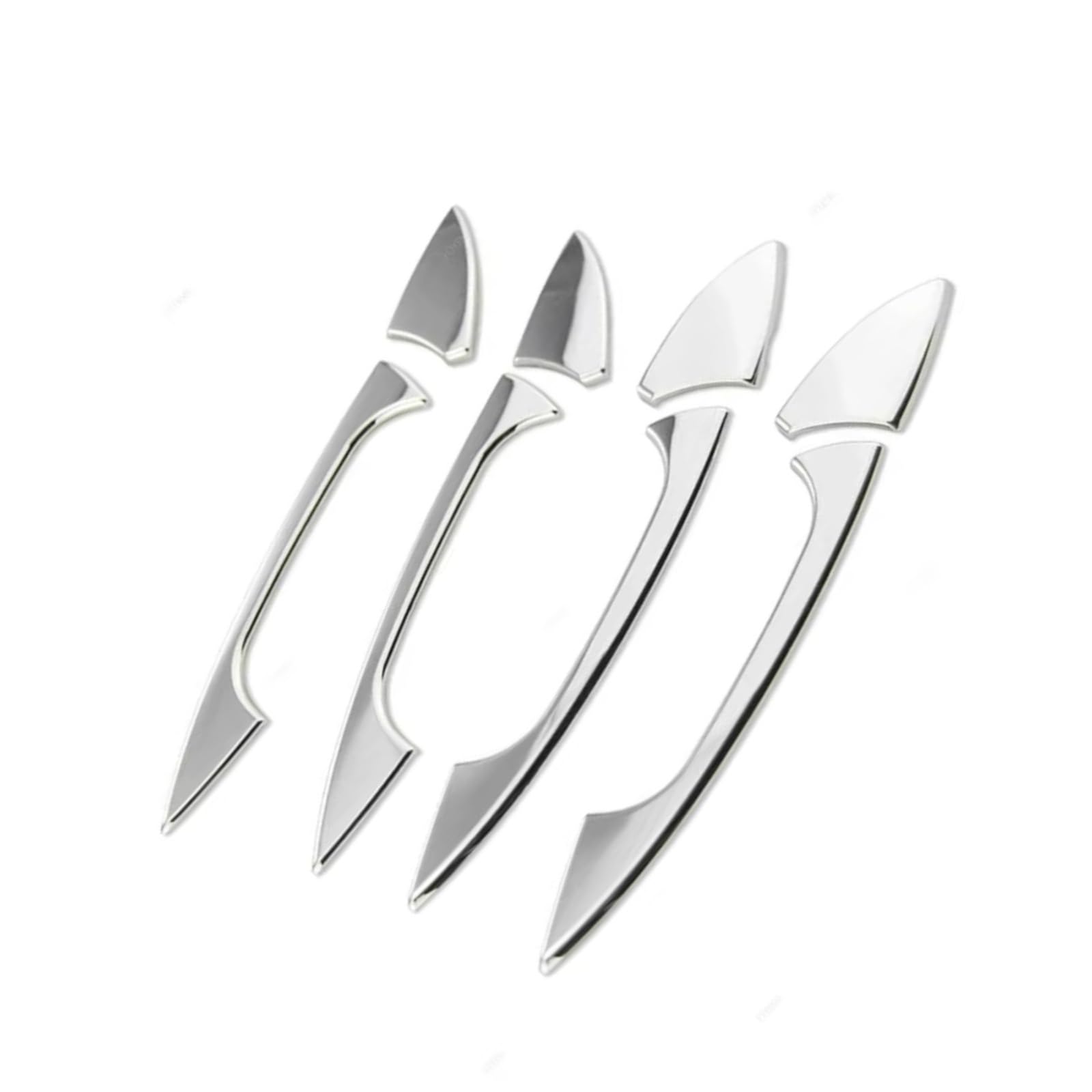 DSPOLIMV Outer Door Handle Cap Compatible with Benz for ML Class W166 2012-2015 for CLA W117 2014-2015 Car Exterior Door Handle Pull Bowl Cover Trim ABS/Chrome