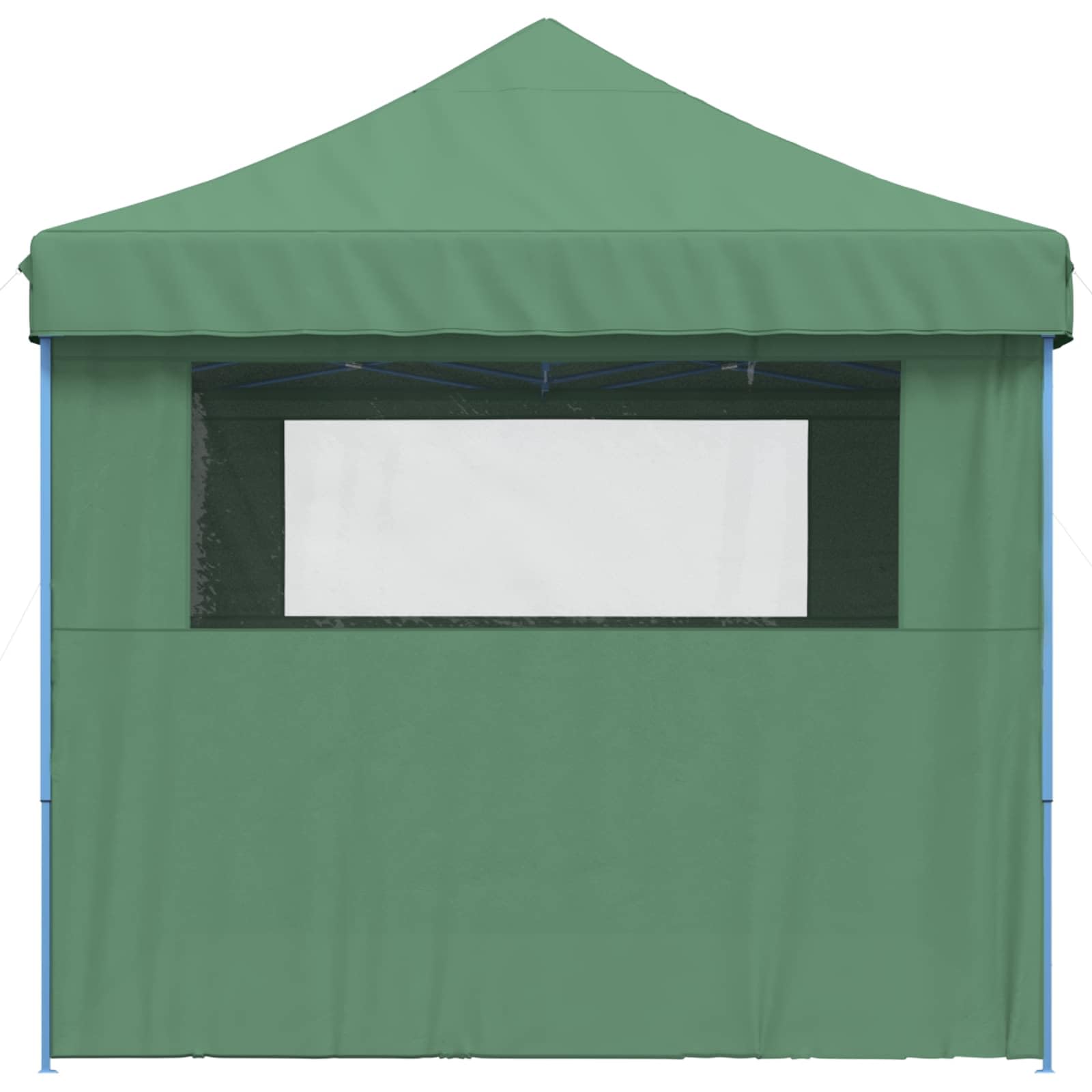 Party-Zelt Grün 292 x 440 x 315 cm aus Oxford-Stoff mit pulverbeschichtetem Stahlrahmen und dreistufiger Höhenverstellung für Garten Terrasse Balkon Outdoor-Sonnenschutz