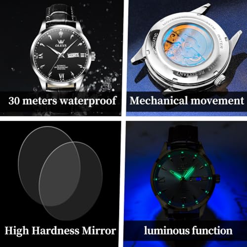 Image of OLEVS Watches Men Luxury Large Face Waterproof Watches