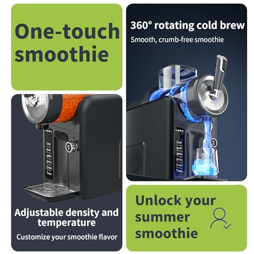 LADECNERHT Slush Maschine, 1,8l Slushie Maschine Für Zuhause Mit Selbstreinigung, Kein EIS Erforderlich, 5 Voreingestellte Programme, Gefrorene Slushie, Margaritas, Frappés, Milchshake White – Bild 6