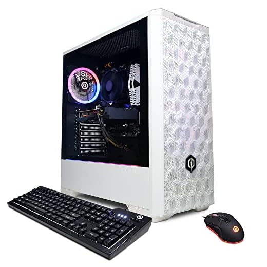 CyberpowerPC Gamer Master Gaming PC, AMD Ryzen 7 7700X 4.5GHz, GeForce RTX 4070 Ti 12GB, 16GB DDR5, 1TB NVMe SSD, Wi-Fi Ready & Windows 11 Home (GMA1418A), ‎22.05 x 22.05 x 12.2 inches, White