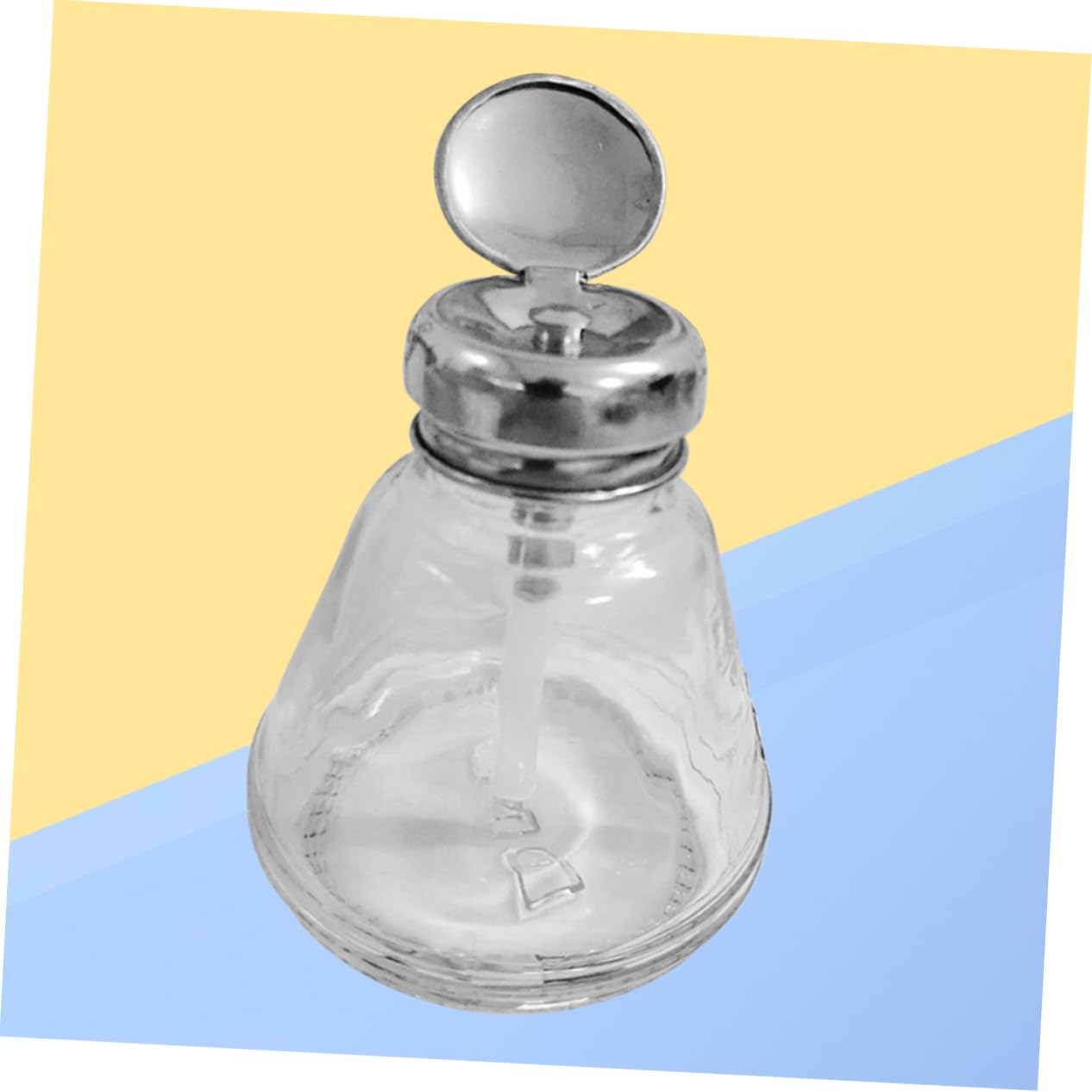 Ipetboom Non-volatile Nail Polish Remover Bottle 150ml Pumping Bottle Easy Press down for Liquid Storage