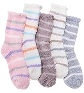 Fuzzy Socks for Women Winter Slipper Fluffy Fleece Cozy Cabin Plush Warm Sleep Soft Socks