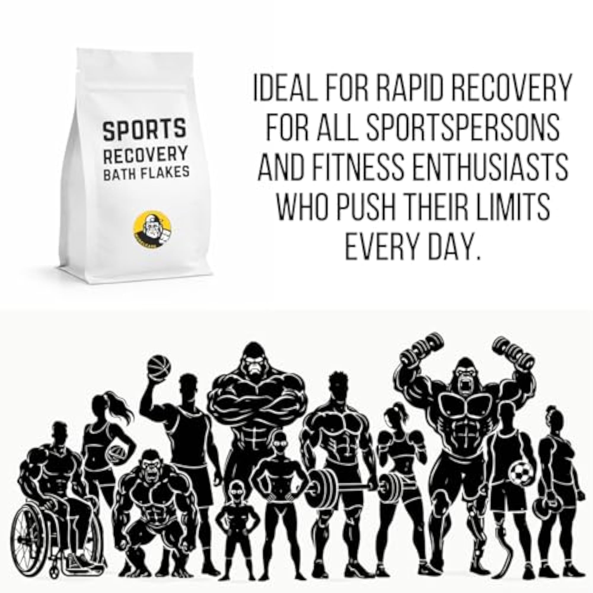 Sports Recovery Bath Flakes for Post Workout