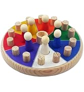 Cubo De Psicomotricidad De 50 Cm, Madera Natural Barnizada Con Lasur Ecológico, Inspirado En Pedagogías Activas, Para Trepar, Esconderse Y Desarrollar La Autonomía Desde 12 Meses
