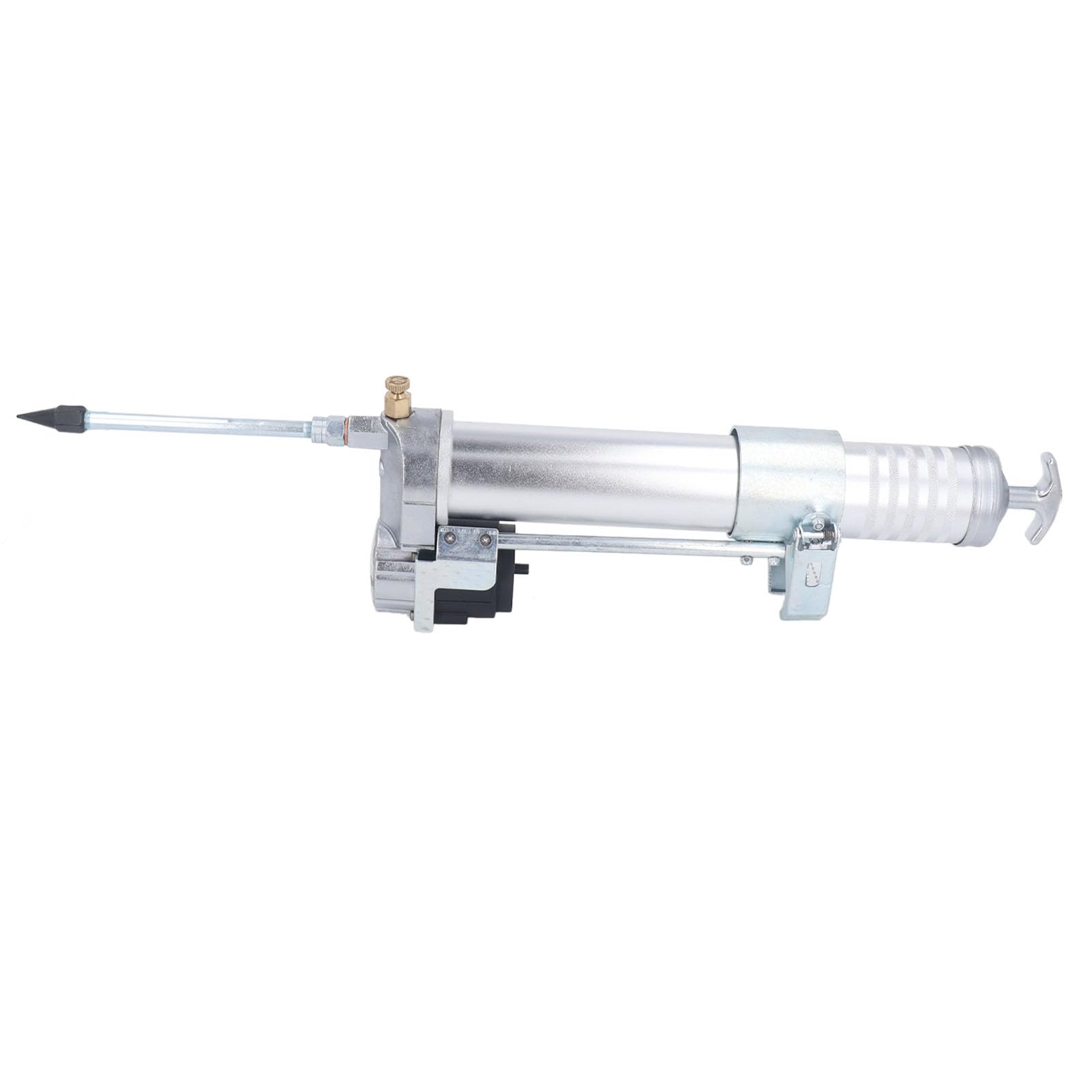 Fockety Adaptador de Taladro de Pistola de Grasa Eléctrica, Acoplador de Pistola de Grasa de Bloqueo 600CC 12000PSI con Manguera de Alta Presión, Accesorio de Bomba, Accesorios de