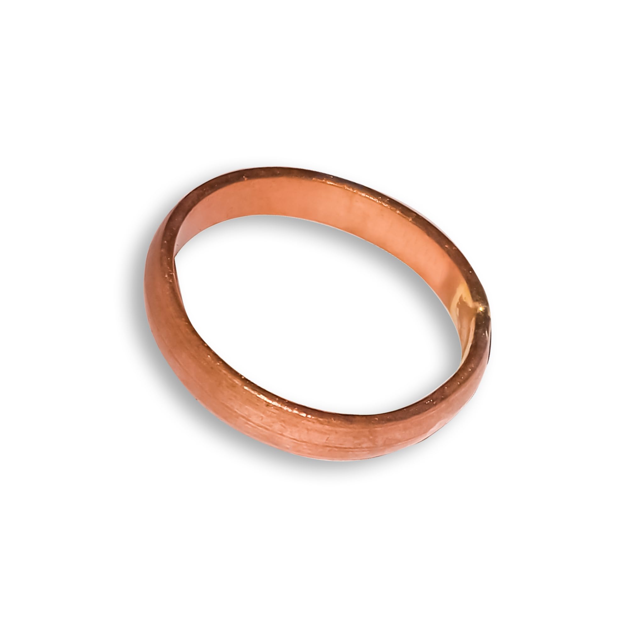 hawai Health Beneficial Pure Copper Tamba Metal Finger Ring/Challa for Men and Women, Ring Size-21-picture-1