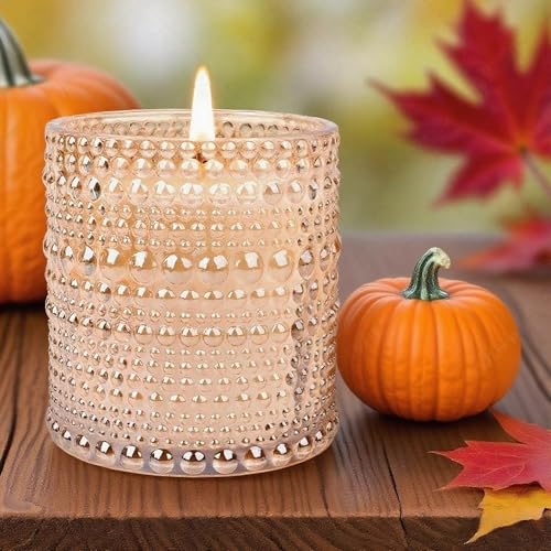 Pumpkin Scented Candle, Candles for Home Scented, Pumpkin Spice Candle, Luxury Jar Candle for Women, 6 oz 40 Hours - Image 5