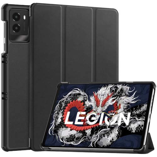 For Lenovo Legion Tab (8.8�h, 3) / Y700 2025 �P�[�X �ی�P�[�X �ySHANCHI�z�X�^���h�@�\�t�� ���^ ���y�� �S�ʕی� ����PU���U�[ ���h�~ ����h�~ �ϋv�� [�u���b�N]
