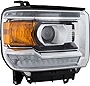 Evan Fischer Headlight Assembly Compatible with 2016-2019 GMC Sierra 2500 HD / 3500 HD, Kit, All Cab Types, Passenger Side