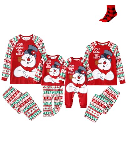 WARNER BROS Frosty The Snowman Holiday Family Matching Pajamas Snowflake