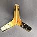 Hyever Metal Sofa Legs Furniture Replacement Leg Golden Sofa Feet Heavy Duty Triangle Cabinet Feet Set of 4 (6 Inch)