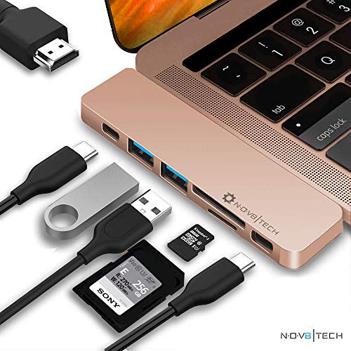 NOV8Tech USB C Hub to 4K HDMI Type C Adapter Slim Docking Station