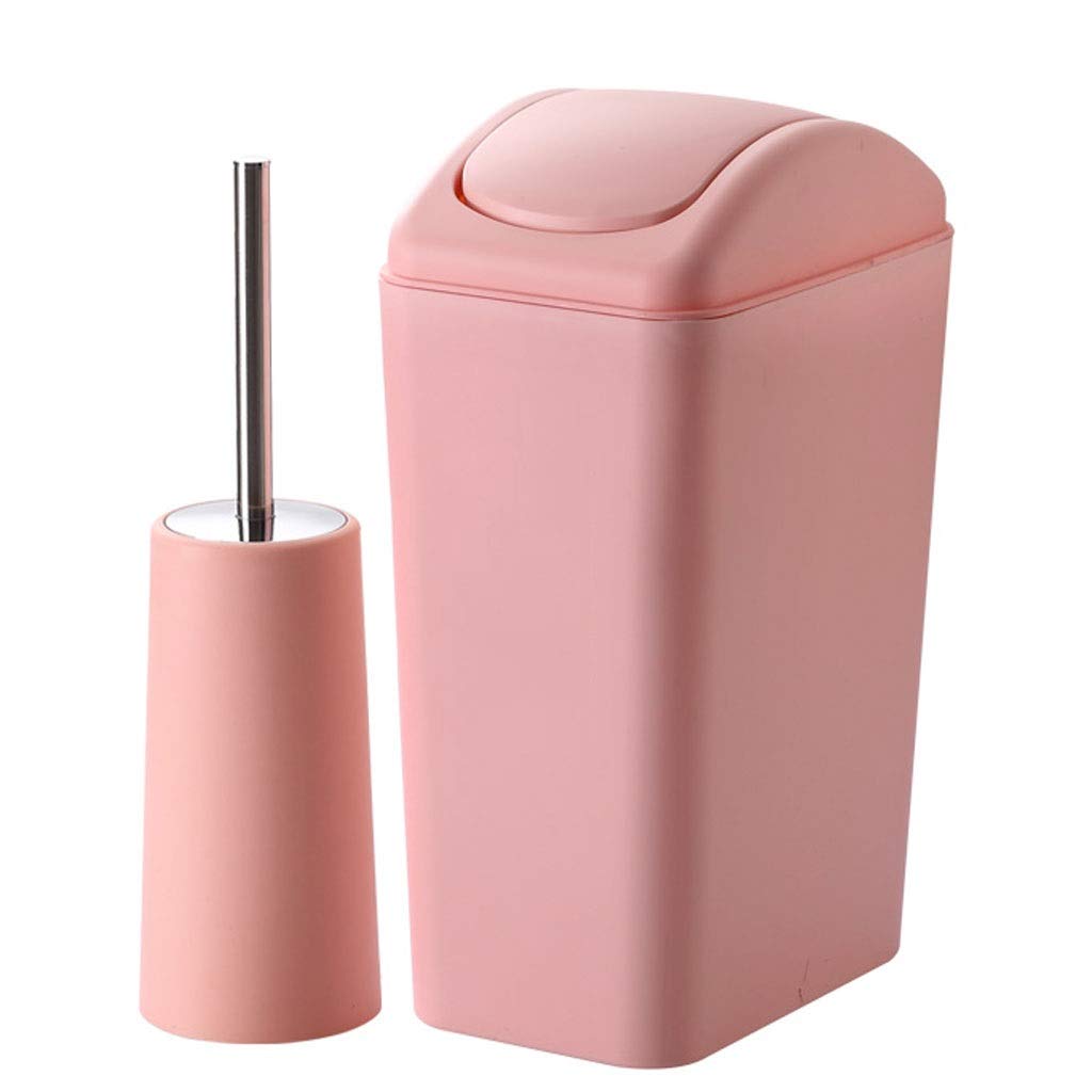 Cubo de basura 12L rectangular con tapa oscilante para cocina dormitorio y baño