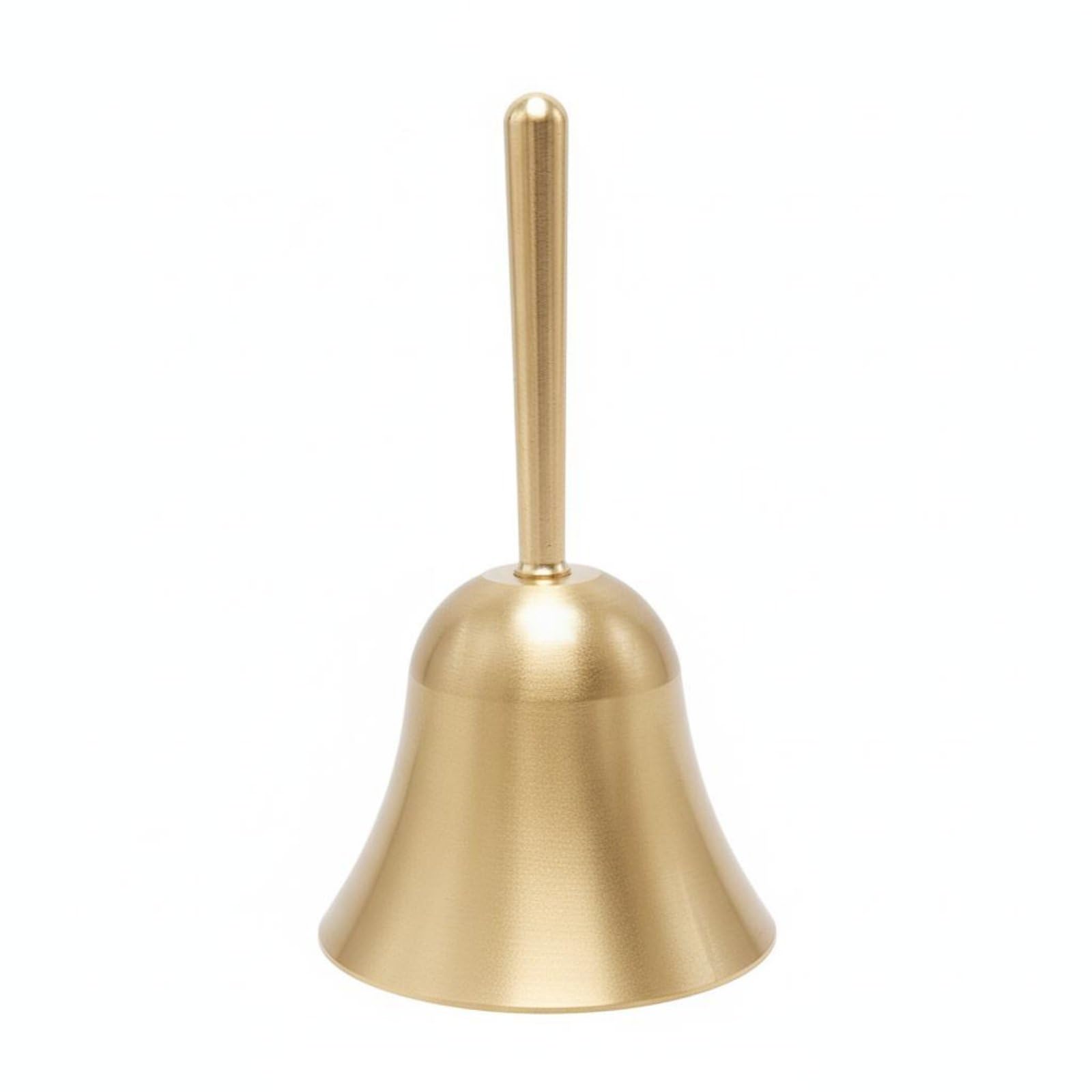 pexorva® brass hand toll clear and clear sound brass handbell educator's lesson toll polished finish signaling device vintage design, 5cm|home & kitchen | home improvement