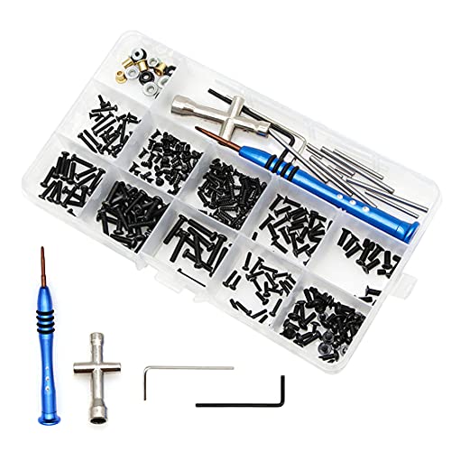 Yaohappy RC Car Screws Kit, RC Screws Kit Repair Tool Box Hardware Fasteners Replacement for Wltoys...