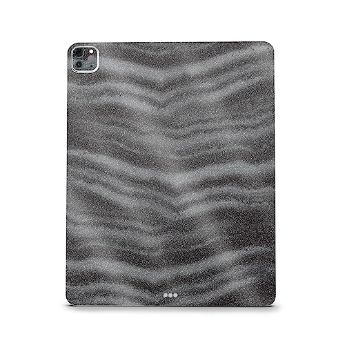 Image of MightySkins Carbon Fiber Skin Compatible with Apple iPad Pro 12.9 inch M2 6th Gen (2022) Full Wrap Kit - Smoky Quartz | Protective, Durable Textured Carbon Fiber Finish | Easy to Apply | Made in The USA