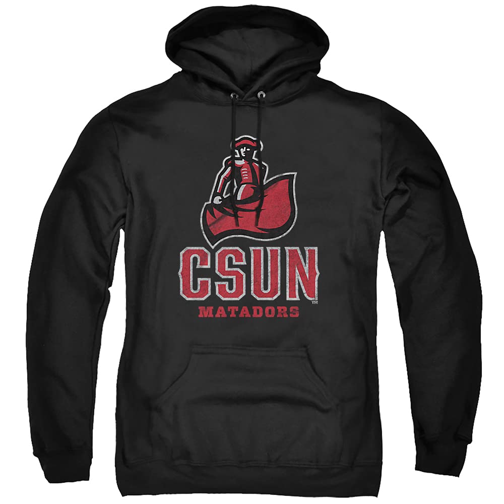 LOGOVISION Official Collegiate Distressed Primary Logo Adult Pullover Hoodie Collection — view 257
