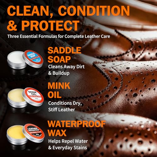 GleamGlee Leather Boot Care Kit