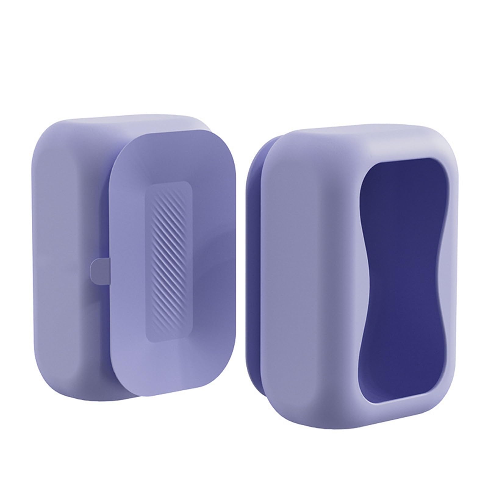 Tissue Paper Holder Wall Mounted Tissue Box Wall Mounted Napkin Storage Capacity Holder Dispenser Container(Purple)