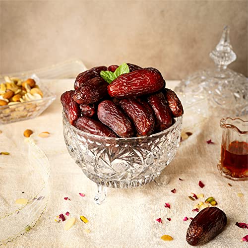 Image of Occasions Dates Amber Premium Dates |1kg | Soft, Juicy & Naturally Sweet Khajoor | IML Container Packed | Healthy Snack |Pack of 2 (500 grams)