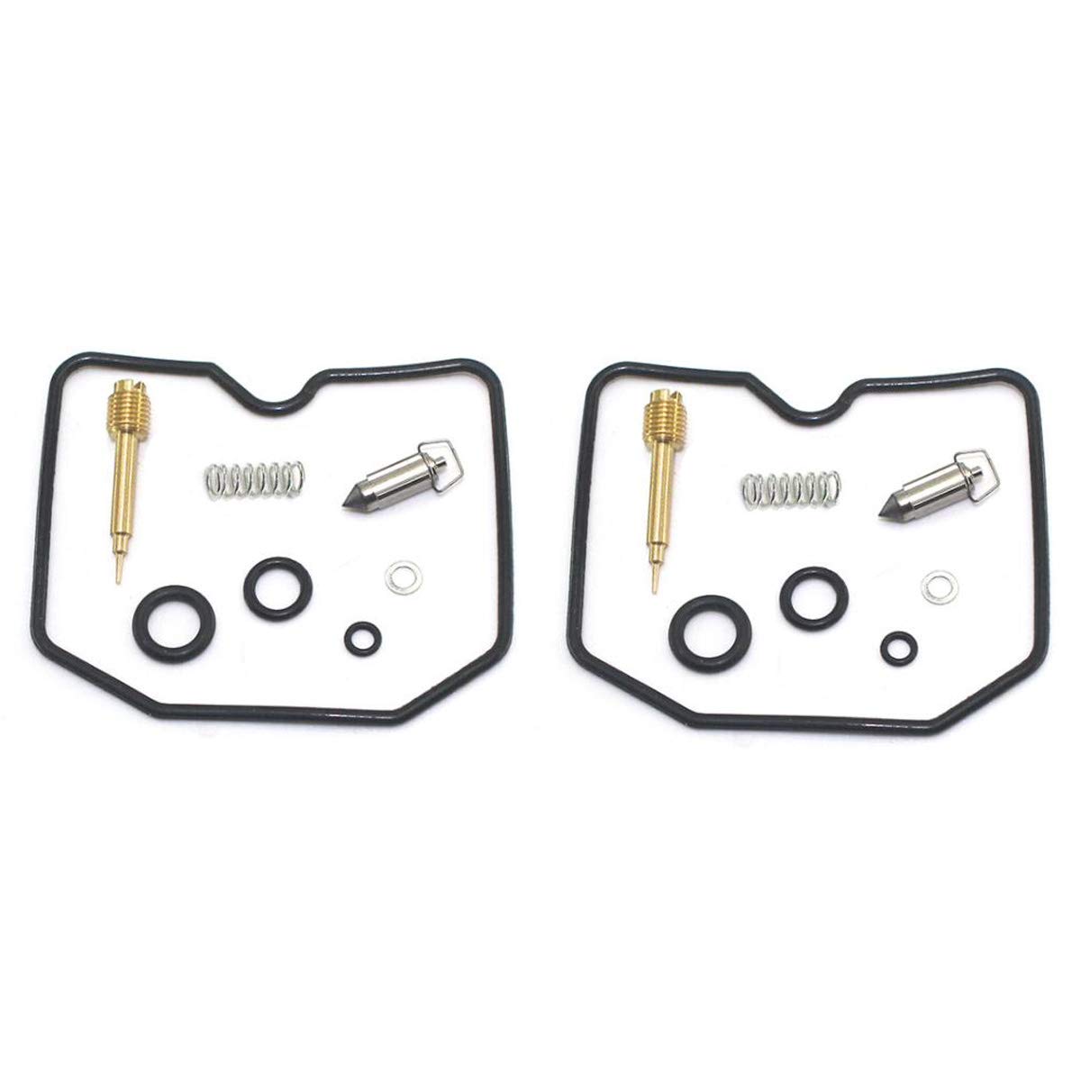 Hippotech Pack of 2 Motorcycle Carburetor Repair Kit for Kawasaki GPZ500S GPZ 500S 1987-2003