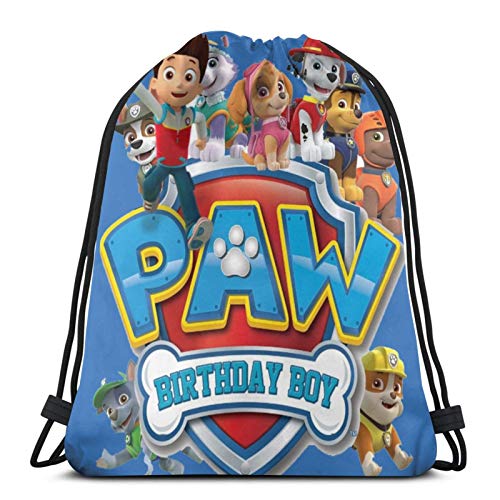 Bolsas de cordón P Aw Atr Unisex Mochila de Deportes de Cuerda Grande de de Gimnasio