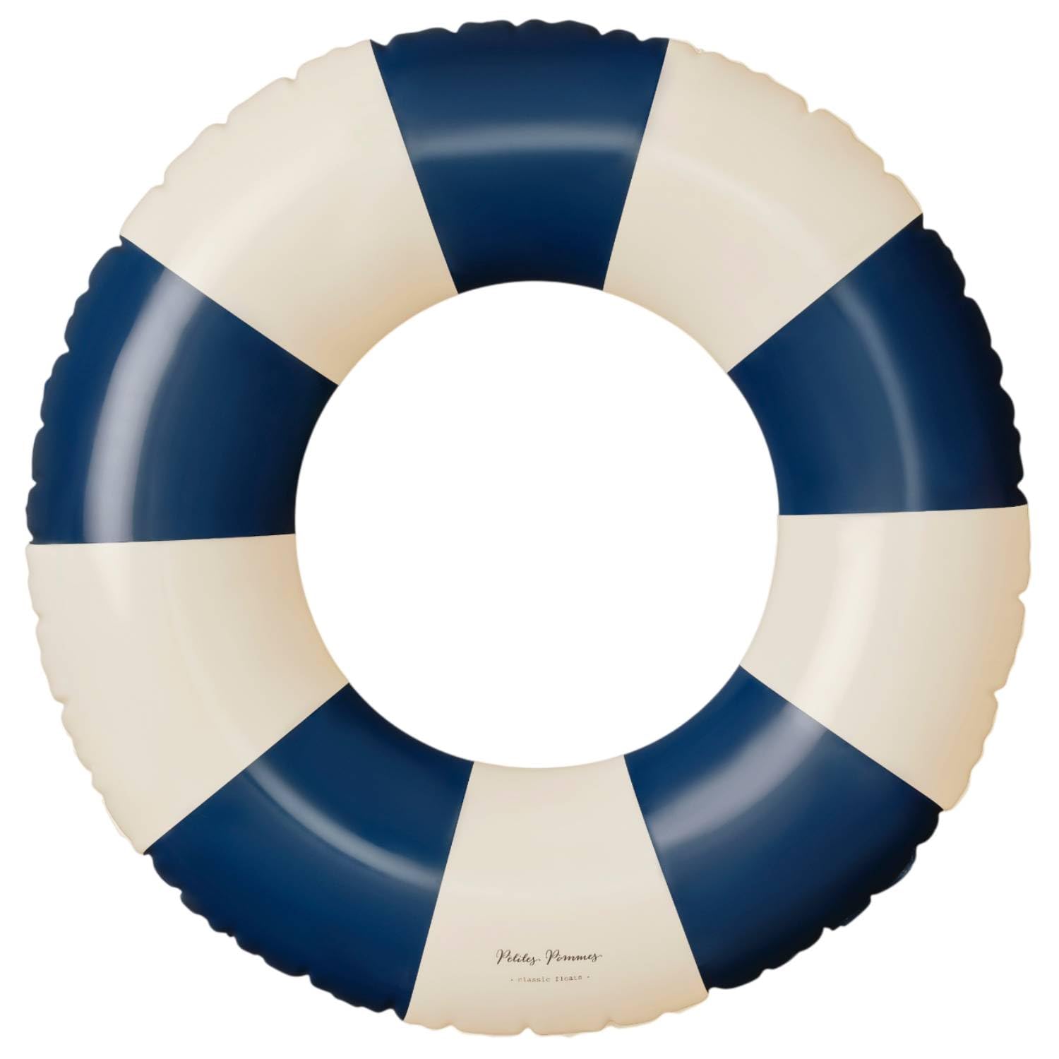 Petites Pommes Swimming Ring Swimming Aid Diameter 45-120 cm for Children and Adults (Cannes Blue, 60 cm)