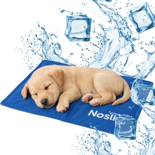 Nosli Kühlmatte für Hunde Katzen & Menschen (40x50cm) Selbstkühlende Hundematte mit Gel Gel-Kühldecke Hund Matte für Haustiere & Mensch