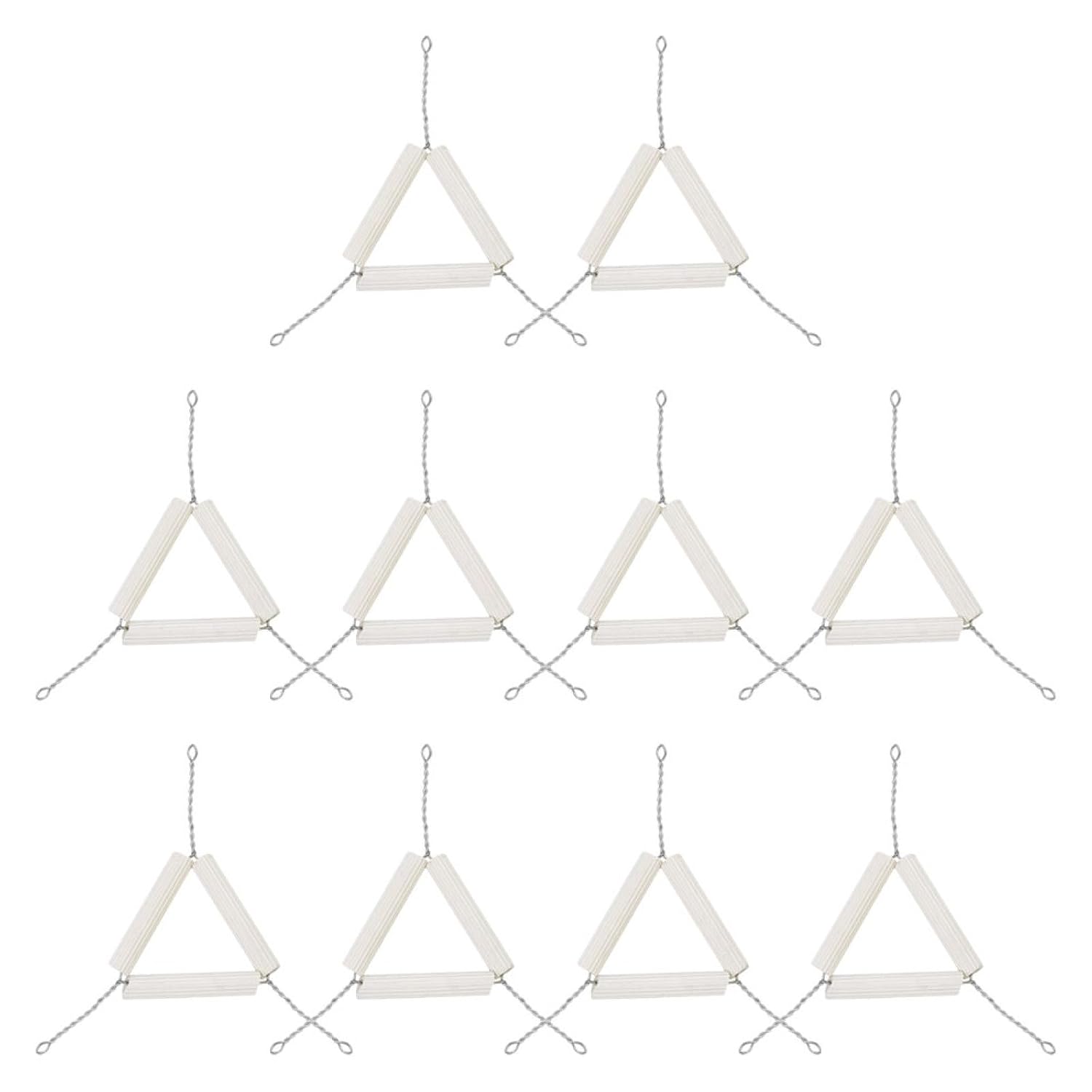 10pcs Sturdy Base Crucible Holder for Teaching Lab Smelting Tools Physics Experiment High Temp Resistance