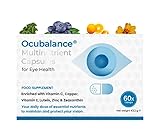 Ocubalance Eye Health Capsules – 60 Capsules | Lutein, Zeaxanthin, Zinc & Antioxidants | Vision Support Supplement for Screen Fatigue, Eye Strain & Blue Light Protection