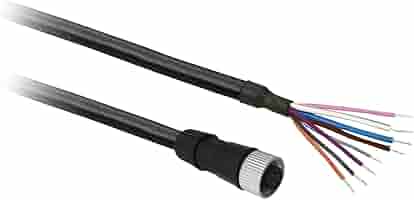 Schneider Connettore Con Cavo 2 Metri Bianco - Finecorsa Elettromeccanico Per Automazione