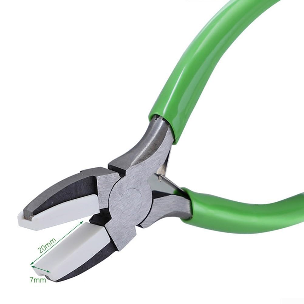 Set di pinze per gioielli, 8 taglierine rotonde a becco ad ago per fai da te, avvolgimento di fili, kit di riparazione per perline