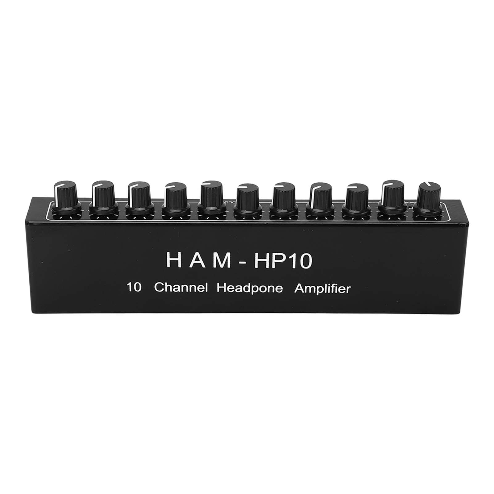 Amplificatore per cuffie a 10 canali Distributore stereo portatile compatto ad alte prestazioni per professionisti audio in lega di alluminio