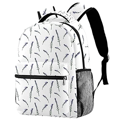 Sac à dos coloré avec lettres et fleurs pour soulager le dos des écoliers