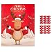 MISS FANTASY Christmas Party Games Xmas Activities Pin The Nose on The Reindeer Xmas Gifts for Kids New Year Party Favor Supplies (Reindeer)