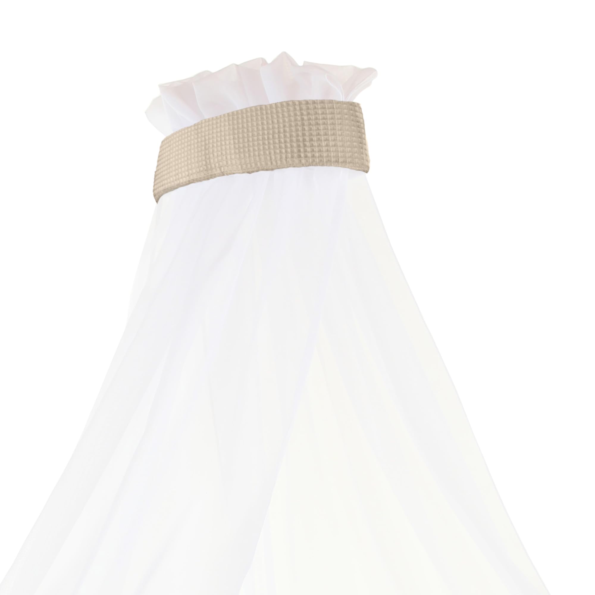 babybay Himmel Waffelpiqué mit Band passend für alle Modelle bis 96 cm Länge, Sand