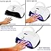 LuxeUp 80W UV LED Nail Gel Polish Curing Lamp | Professional Upgrade Design Dual Nail Art Light Set with Motion Detector Fast Dryer Technology