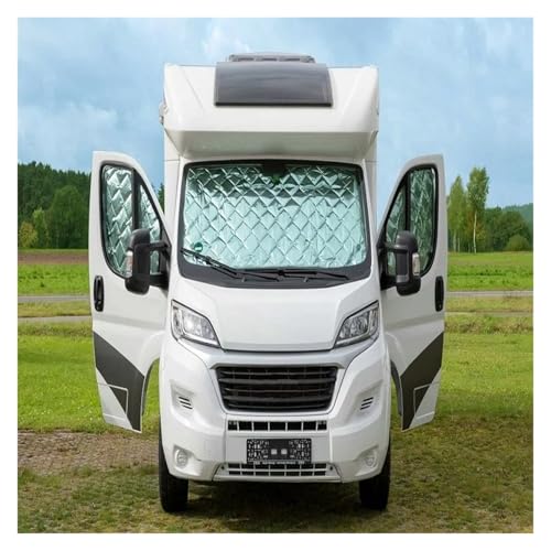 Pare-soleil voiture anti-UV pour Fiat Ducato 2006-2022 bâche protection pare-brise - 5