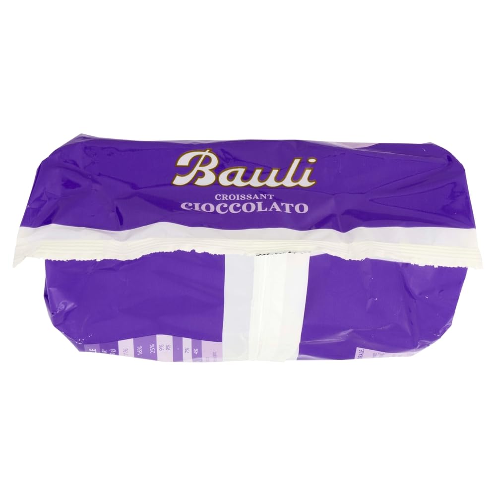 Italian Gourmet Bauli Croissants italiens fourrés au chocolat 6 x 300 g – viennoiserie moelleuse, snack sucré pour petit-déjeuner & goûter, cœur cacao gourmand + Italian Gourmet Polpa