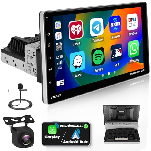 Inefala Autoradio 1 Din 9 Pollici con Carplay e Android Auto