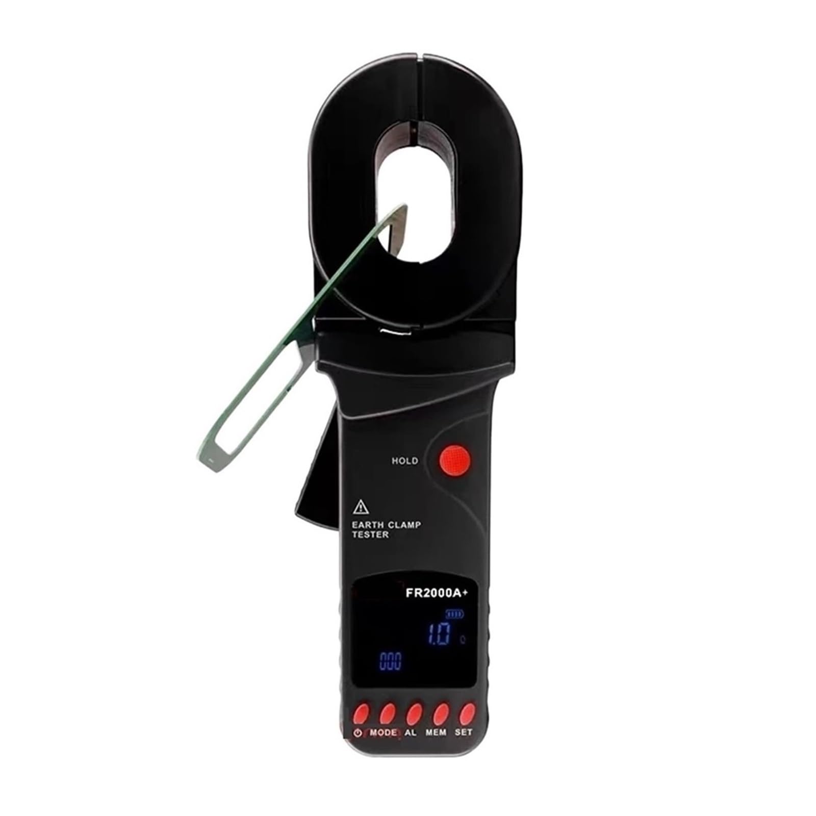 Probador de Resistencia, FR2000C+ FR2000A+ FR2000B+ 0,01-1200Ω 0-20A Probador de resistencia de tierra Medidor de corriente de fuga Detector de bucle sin contacto(FR2000A Plus 200ohm)