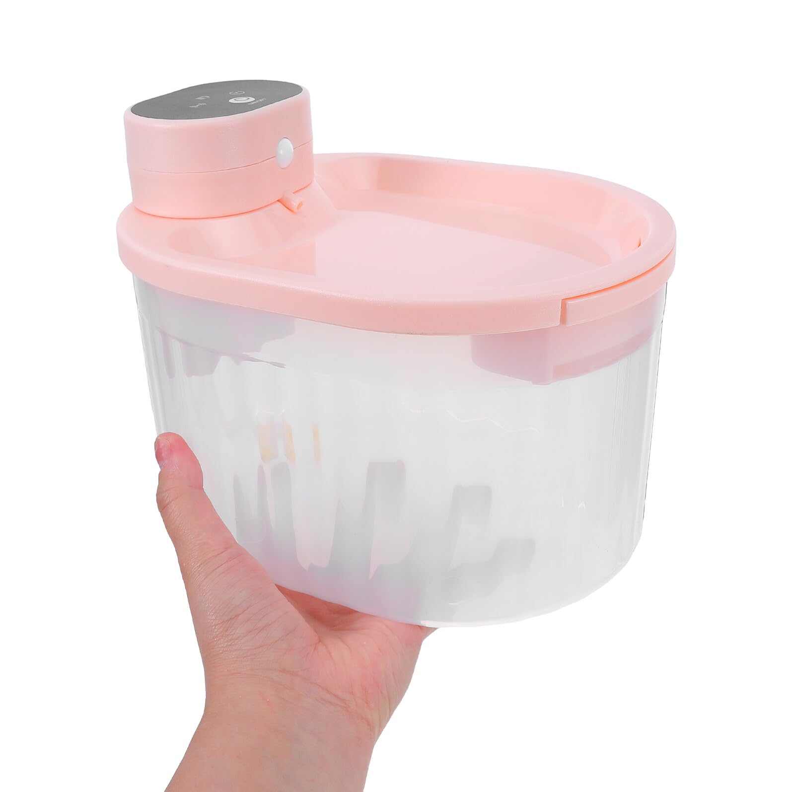 Fontanella per Gatti e Cani senza Fili con Sensore di Movimento Intelligente Dispenser Acqua Pet con Circolazione Continua e Design per Acqua e Pulita Rosa