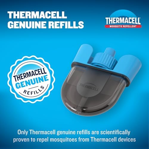 Thermacell Patio Shield Mosquito Repellent E-Series Rechargeable Repeller Bundle; 20β Mosquito Protection Zone; Includes 240-Hour Repellent Refill; No Spray, Flame or Scent; Bug Spray Alternative - 2