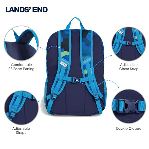 Image of Lands' End Unisex Kids Large ClassMate Lightweight Durable Elementary School Backpack, Nicci