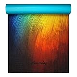 AIMERDAY Premium Print Yoga Mat Extra Thick 1/4