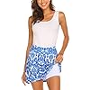 Ekouaer Active Skort for Women Lightweight Sportswear Running Hiking Cycling Riding Skirts (Pattern/S)
