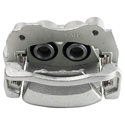 Image of TRQ Front Brake Caliper Set Zinc Coated Brackets Hardware Compatible with 1993-2005 Lexus GS300 1998-2000 GS400 2001-2005 GS430 2002-2010 SC430